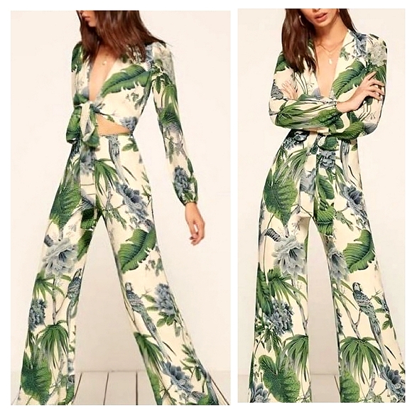 Reformation Primrose Jumpsuit Paradisa - Picture 15 of 16
